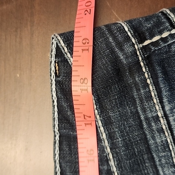 Mens BKE  Carter Denim  Dark Blue Straight Jeans 36S - Picture 8 of 8